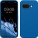 kwmobile telefoonhoesje geschikt voor Google Pixel 9a - Hoesje met siliconen coating - Smartphone case in rifblauw