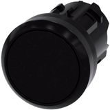 Siemens 3SU10000AA100AA0 3SU1000-0AA10-0AA0 Drukschakelaar Bedieningsknop vlak, Kunststof frontring Zwart 1 stuk(s)