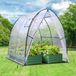 Serre Tunnel serre - 180 x 180 x 200 cm - Couverture PE - Blanc