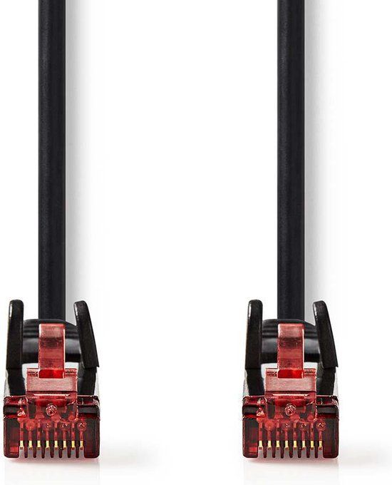 Nedis CAT6 Netwerkkabel - RJ45 - 15m - Zwart