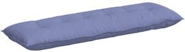 vidaXL Coussin de dossier Jean Bleu Tissu 160 x 19 x 50 cm