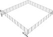 Clôture de piscine Clôture de piscine, 4 x 33 mètres (108 pieds) clôtures de piscine pour piscines creusées, clôtures de sécurité amovibles pour enfants autour de la piscine, clôture de piscine facile à installer soi-même, clôture en PVC Teslin de 340 grammes protège les enfants et les animaux domestiques