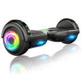 Elektrische Hoverboard Dual Motors Two Wheels Hoover Board Smart Self Balancing Scooter met ingebouwde Bluetooth-luidspreker LED-verlichting voor volwassenen Kids Gift