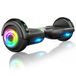 Elektrische Hoverboard Dual Motors Two Wheels Hoover Board Smart Self Balancing Scooter met ingebouwde Bluetooth-luidspreker LED-verlichting voor volwassenen Kids Gift