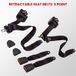 Maxpeedingrods - 2 Ceintures de sécurité rétractables 3 points pour Jeep CJ YJ Wrangler 1982-1995