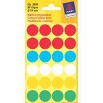 Avery Round Labels Ø 18 mm Assorted 96 pcs
