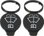Merkloos / Sans marque Shenzhen Haorui Industrial Technology Co., Ltd. Ruitenwisserdoppen reservekop voor dweilwaterreservoir deksel - set van 2 - voor Peugeot 106 206 207 406 5008