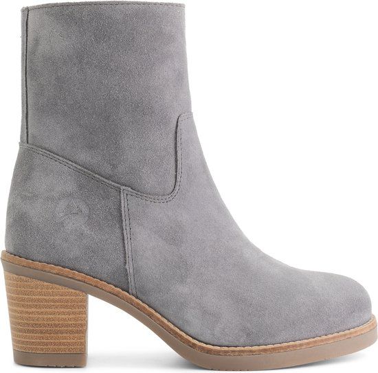 Travelin' Valence Dames - Enkellaarsjes - Suede - Grijs