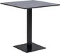 House Nordic Tafel Fano - Melamine - Zwart - 70x70cm