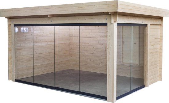 Intergard Tuinveranda overkapping 448x340cm Groen Hout