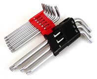 PRECISION-STEEL 9 x Hoekige Stersleutels T10 tot T50