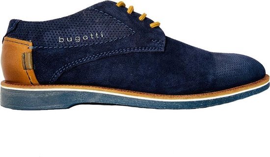 Bugatti - 312-64702-1400 - - Heren - Maat 41 - Blauw;Blauwe - 4100 -Dark Blue