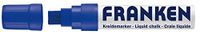 Franken GmbH ZKM1503 krijtmarker (ventielsysteem, wigpunt 5-15 mm) 1 stuk, blauw