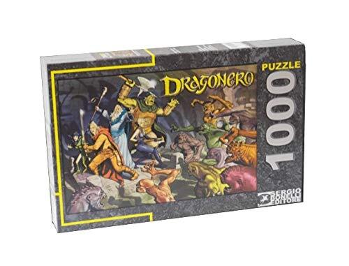 Bonelli Editore Dragonero Slag in Dungeon Puzzel 1000 stukjes, 70 x 50 cm