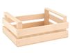 H&H Cassetta In Legno Con Manici, 27X19,5X11,5 Cm