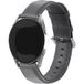 Strap-it Samsung Bracelet cuir Samsung Galaxy Watch 4 Classic 42mm (gris foncé)