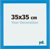 Your Decoration - Cadre photo 35x35 cm - MDF - Bleu clair - Mura