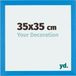Your Decoration - Cadre photo 35x35 cm - MDF - Bleu clair - Mura