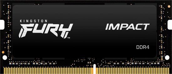 Kingston FURY Impact 32GB DDR4 3200MHz SODIMM Laptop Memory - KF432S20IB/32