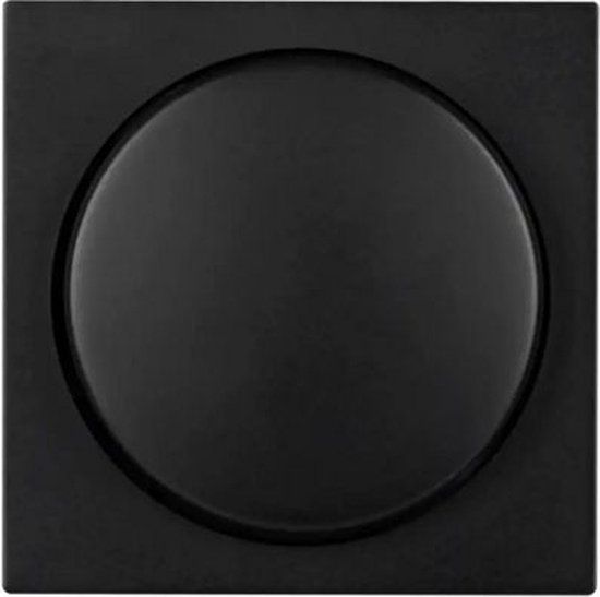 ION Industries Dimmerknop - Enkelvoudig - Mat Zwart
