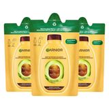 Garnier Loving Blends Avocado Olie en Shea Boter Shampoo Refill - 3 x 250 ml - Voordeelverpakking