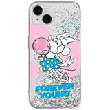 ERT GROUP mobiel telefoonhoesje voor Apple Iphone 14 PLUS origineel en officieel erkend Disney patroon Minnie 055 optimaal, met glitter overloopeffect
