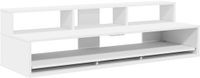vidaXL - Studiobureau - Wit - 130 x 42,5 x 36 cm - Bewerkt hout