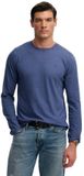 Superdry Klassiek Katoen Linnen Longsleeve Shirt Heren XXL Montauk Blue