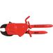 KS Tools 117.1246 Eenhands-ratelstaalkabelkabelschaar met veiligheidsisolatie, 310 mm