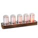 Horloge Nixie, réveil numérique LED, 12/24 heures, style rétro