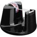 tesa Bureaudispenser Compact met 1 Rol tesafilm Crystal Clear - Zwart
