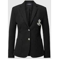 Lauren Ralph Lauren blazer met borduursels - Zwart