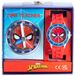 Disney Spiderman Time Teacher Polshorloge Kinderen Rood Siliconen Band Staal Kast Analoog SPD9038