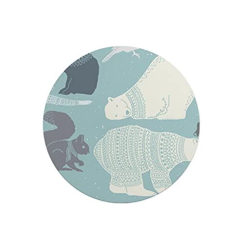 Questo Casa Ronde digitaal bedrukte muismat - 22 cm