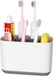 Ibenzoa® Porte-brosse à dents avec organisateur amovible et fond antidérapant pour salle de bain et usage scolaire