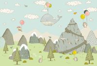 Komar Fotobehang - Mountain Traveler 400x280cm - Vliesbehang