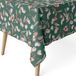 ECOMMERC3 Vlekafstotend tafelkleed voor rechthoekige tafel, afmeting 200 x 140 cm, vuilafstotend tafelkleed, extra zacht en waterdicht, groen