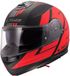 LS2 FF908 Strobe II Code Casque modulable - Noir/Rouge - Taille L