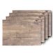 Westmark 4 placemats/onderzetters, 45 x 30 cm, synthetisch, houtlook, Saleen-Edition: natuur, vintage eiken, 01059803150
