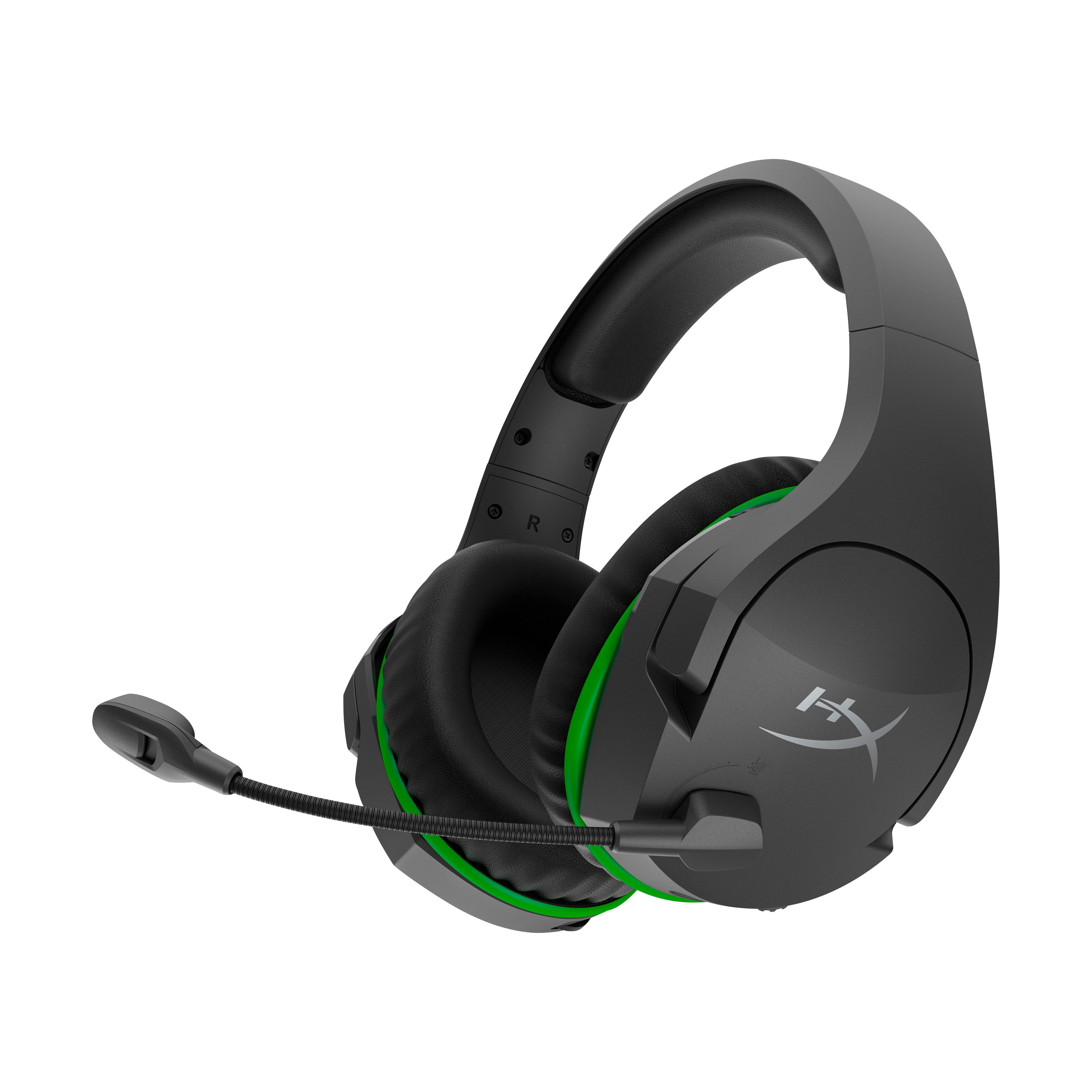 HyperX CloudX Stinger Core Draadloze Gaming Headset - Zwart/Groen - Xbox