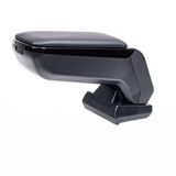 rati Armster S Armret compatibel met Fiat 500L 2012-2017, kunstleer, zwart