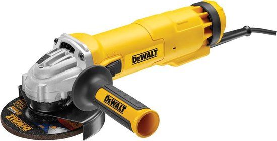 DeWalt DWE4207 Haakse Slijper 125 mm 1010 Watt met herstartbeveiliging