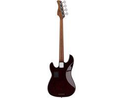 Sire P8 S4/TS Swamp ash 4-snarige actieve basgitaar tobacco sunburst