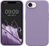 kwmobile telefoonhoesje geschikt voor Apple iPhone 17e / iPhone 16e - Hoesje met siliconen coating - Smartphone case in violet lila