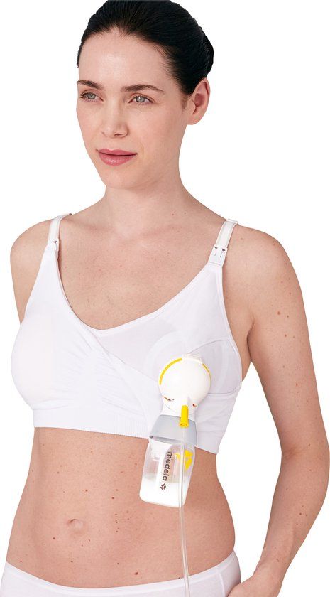 Medela 3-in-1 Voedingsbh en Kolf bh - Wit - Maat L