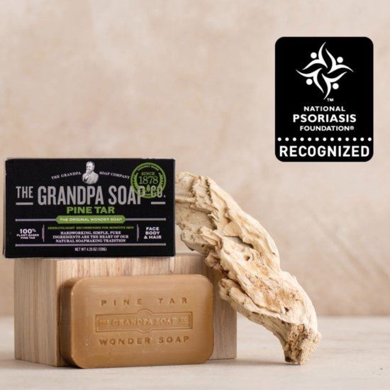 The Grandpa Soap Co. Teerzeep - Pijnboomteer Zeep - 120 gr. - Parfumvrij