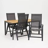 VITA Tuinstoel Primero met Arezzo tafel 160 x 90 cm