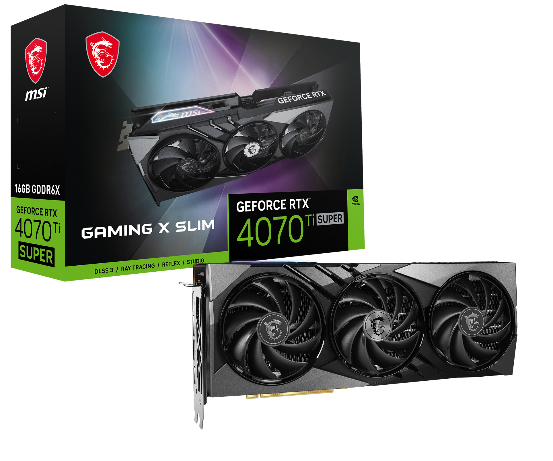 MSI GAMING  GeForce RTX 4070 Ti SUPER 16G GAMING X SLIM