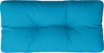 vidaXL Palletkussen 70x40x12 cm stof lichtblauw
