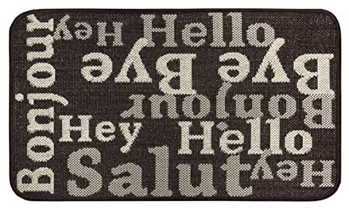 Hanse Home Design voetmat Bonjour (50x80 cm) taupe, bruin, crème